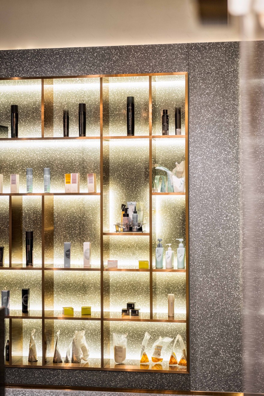 《静雅回廊》 | 广州美发沙龙设计,古铜钢与水磨石的完美融合-28