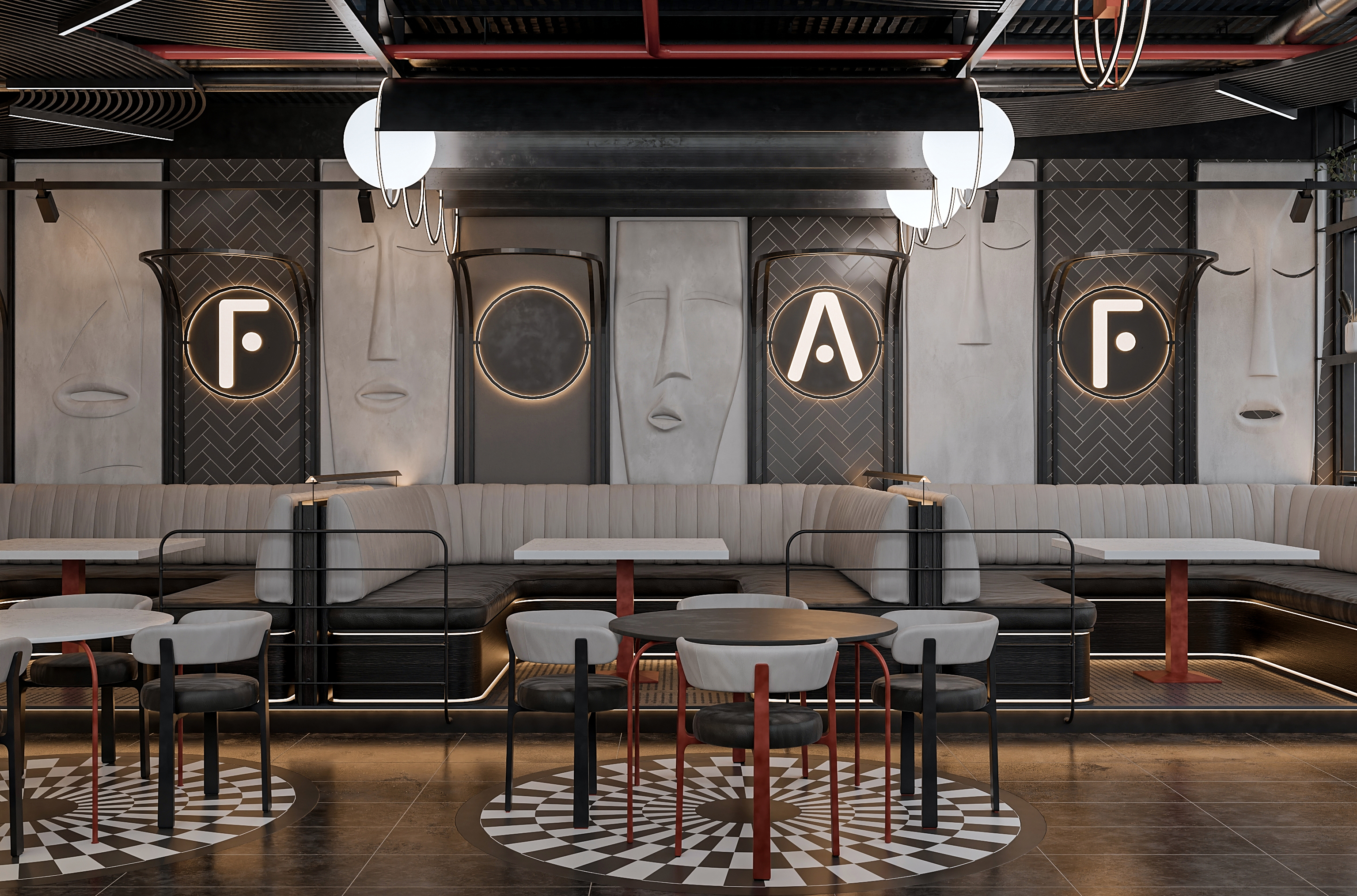 工业风咖啡店-27