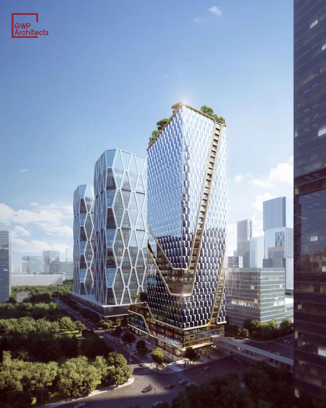 三七互娱广州琶洲CBD全球总部大厦丨中国广州丨GWP Architects-103