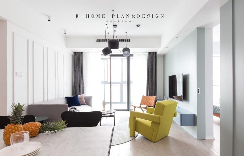 平层丨武汉逅屋一舍 北欧风格 广电兰亭都荟-6