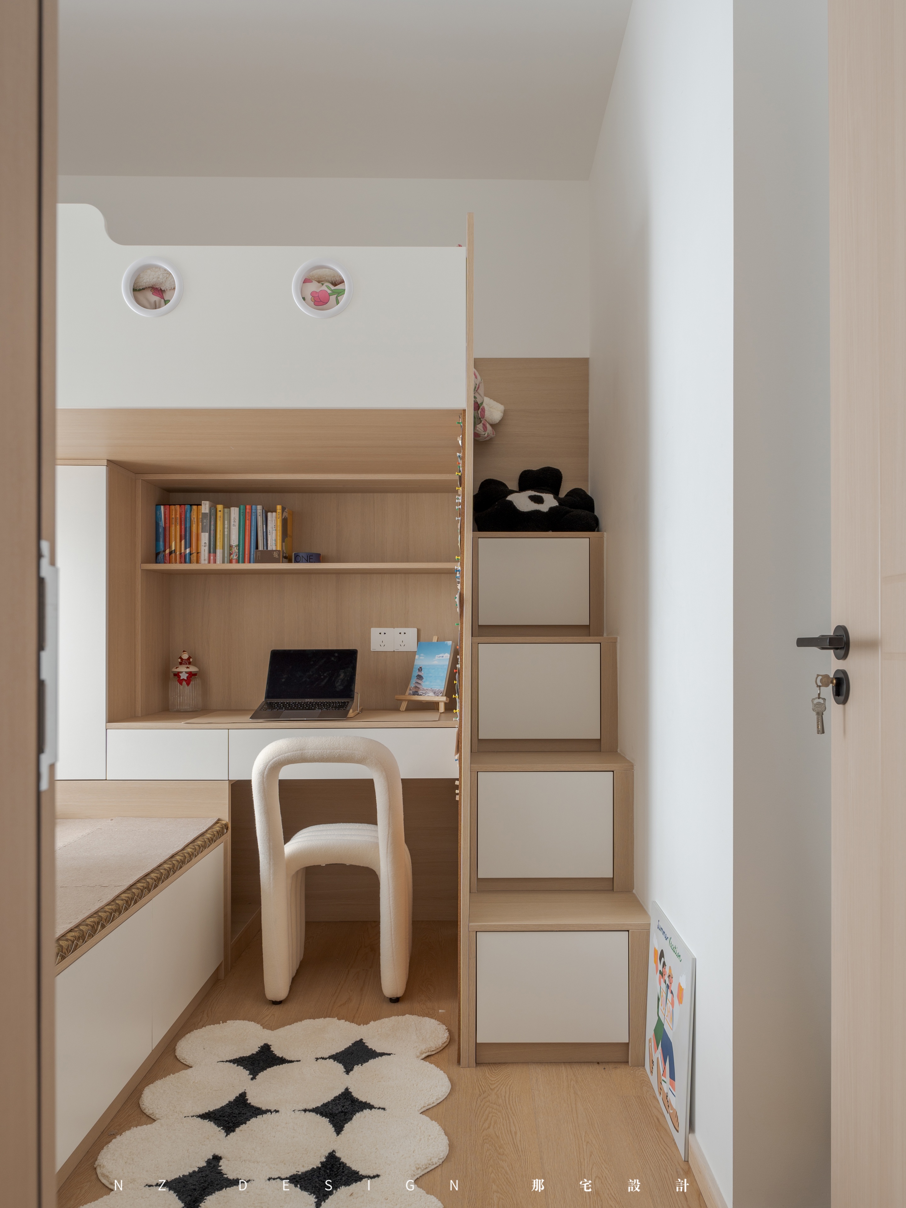 日式原木风家庭空间设计丨中国深圳丨那宅设计事务所-80