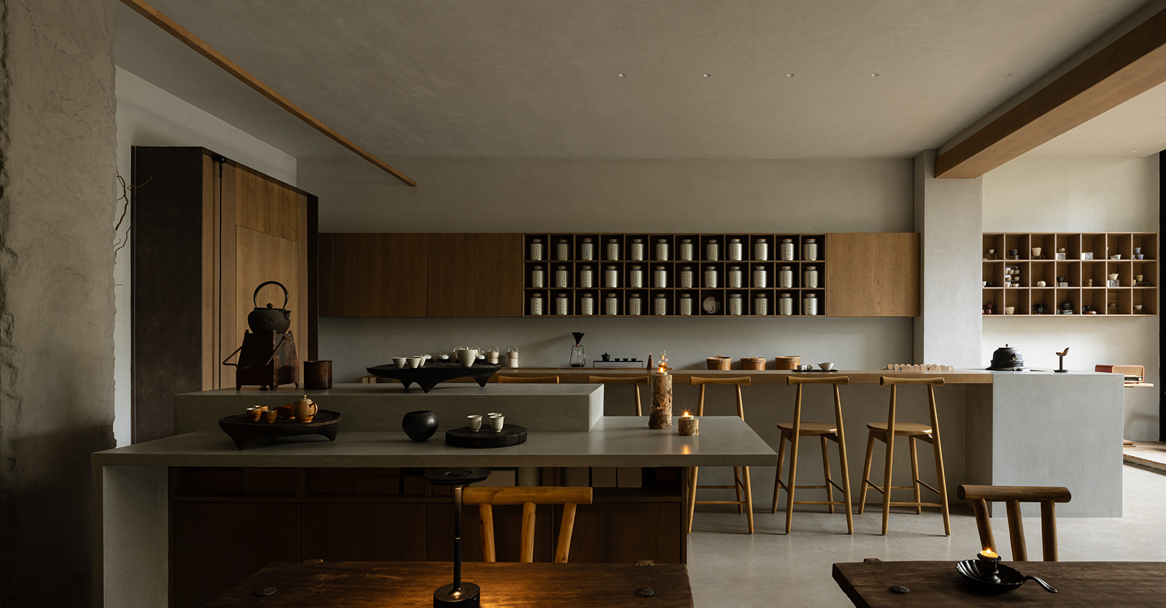 老宅茶庐大变身,巧妙改造打造围炉社交茶空间丨中国温州丨缪茹空间设计工作室-0