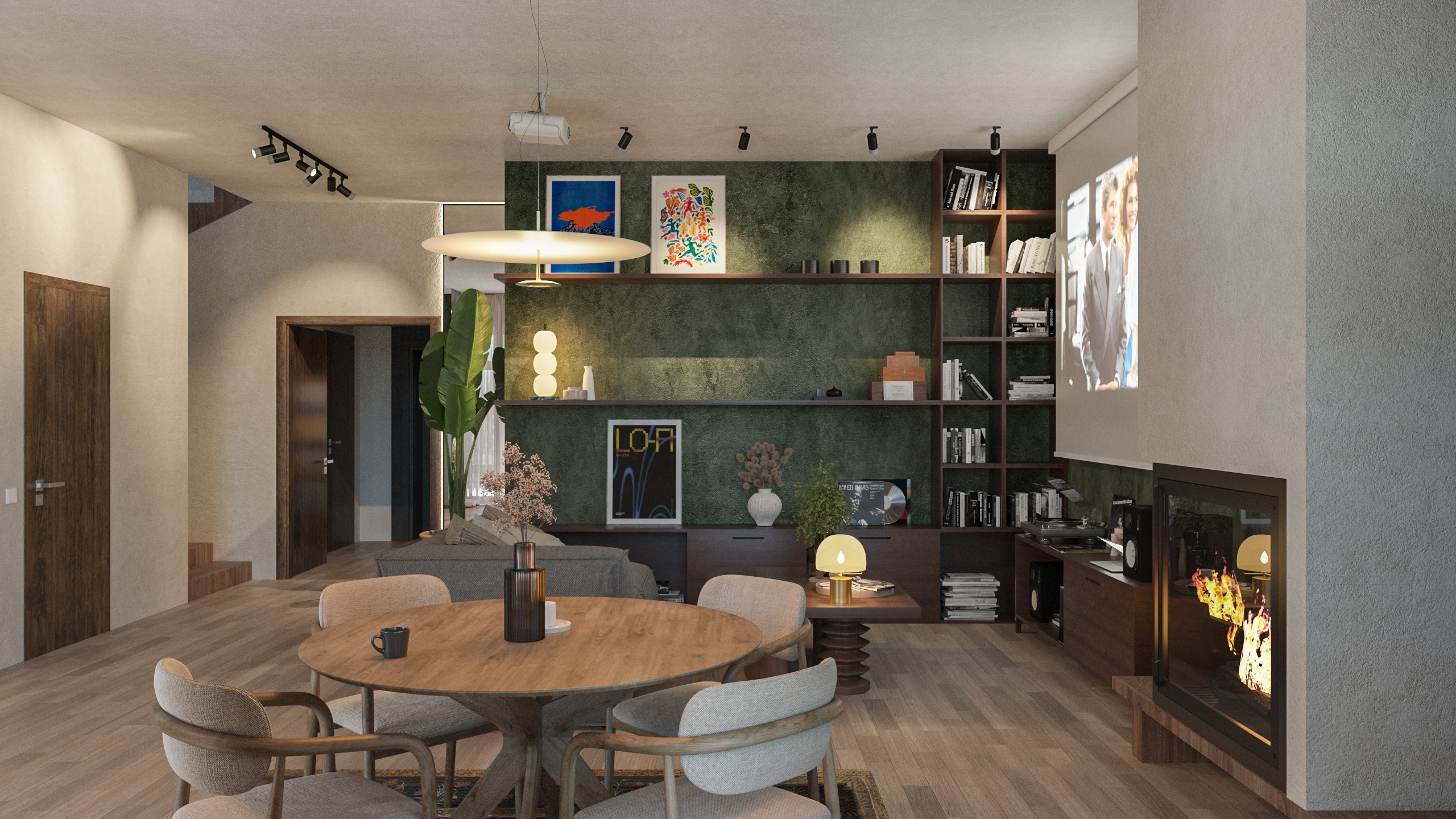 乌克兰基辅地区私人住宅室内设计项目-29