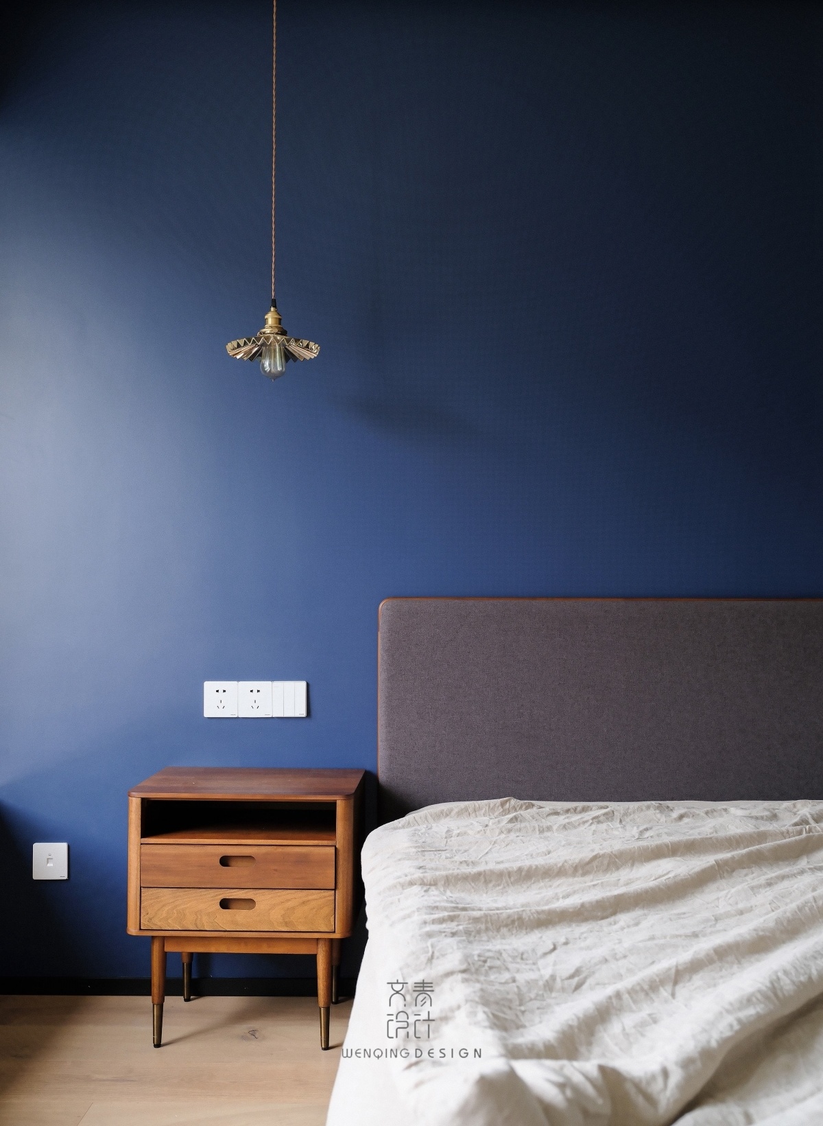 简约本心 | 胡桃木与亚麻的自然空间-50