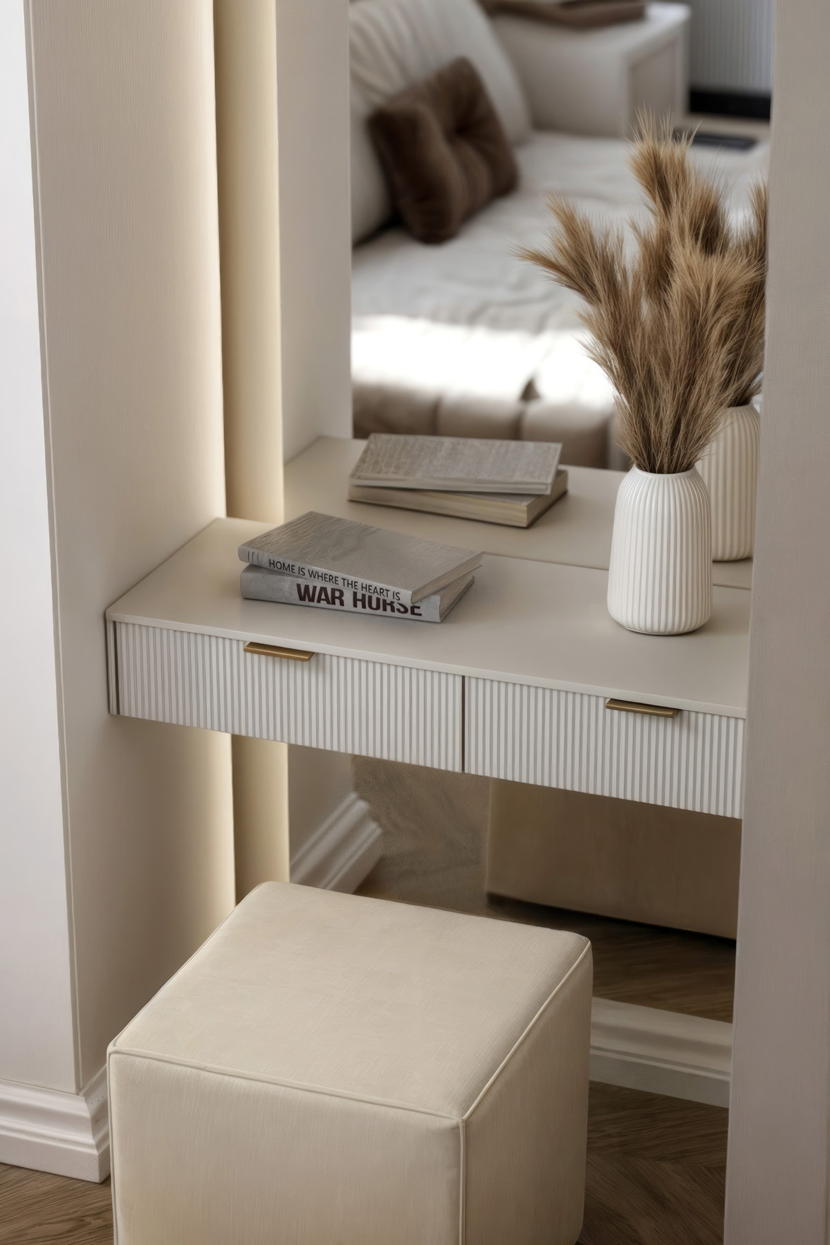 莫斯科郊外公寓带阳台卧室3D可视化设计丨俄罗斯莫斯科-4