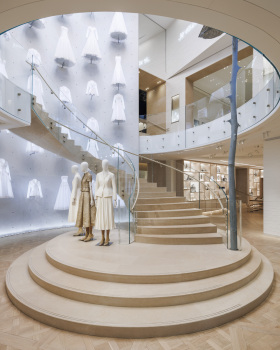 Dior's renovated Paris brand universe embraces 20th-century retail strategy. It's paying off