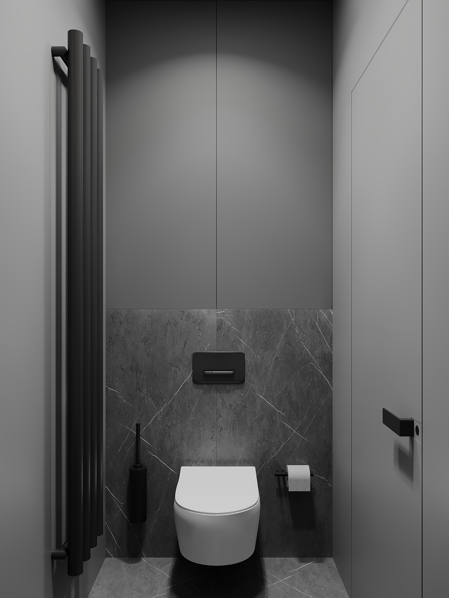 高级黑色系公寓设计 既沉稳又有范儿！-9