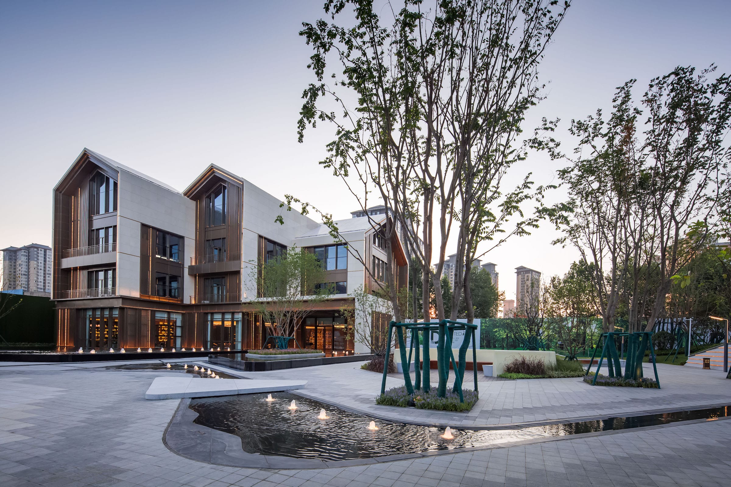 西安大兴青樾售楼中心展示区景观-19