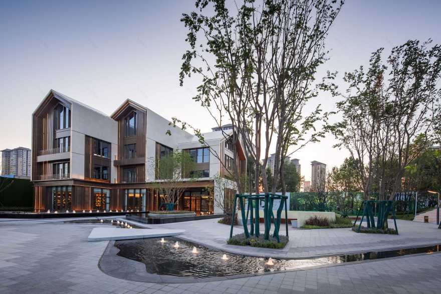 西安大兴青樾售楼中心展示区景观-19