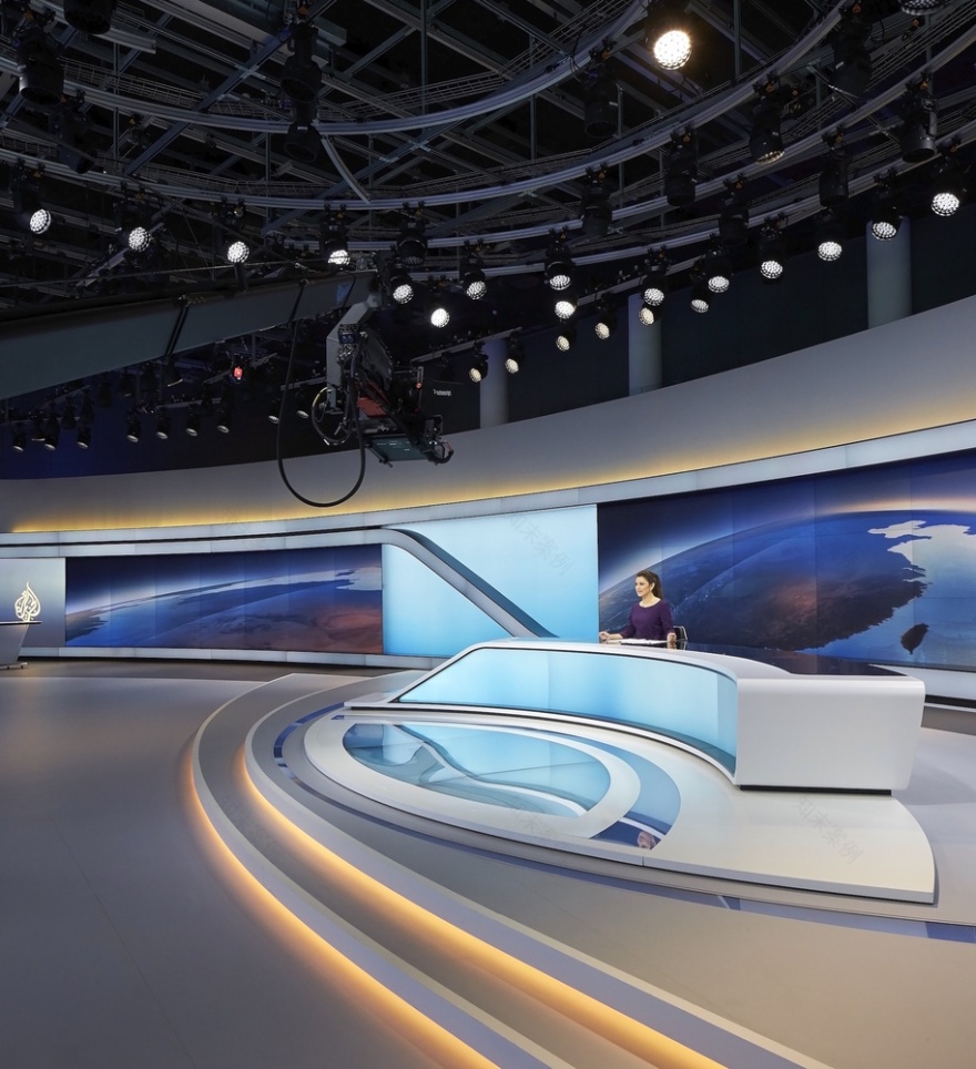 Al Jazeera Network Studio Building Veech X Veech-36