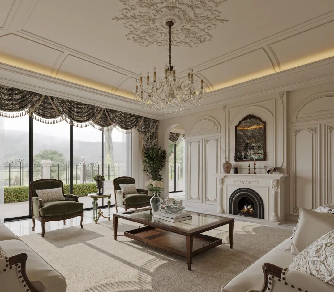 P.W.璞物设计丨多伦多1300㎡独栋别墅，雕花琢韵墅写人生-26