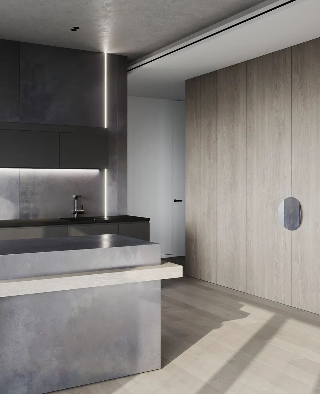 97㎡现代简奢公寓-19