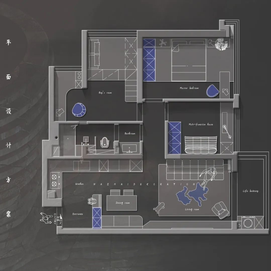 现代包豪斯 · 深圳龙华合正观澜汇花园设计丨中国深圳丨那宅设计事务所-69