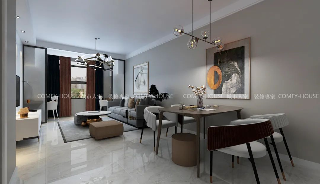 简约日式原木风,打造温馨百平米空间-11