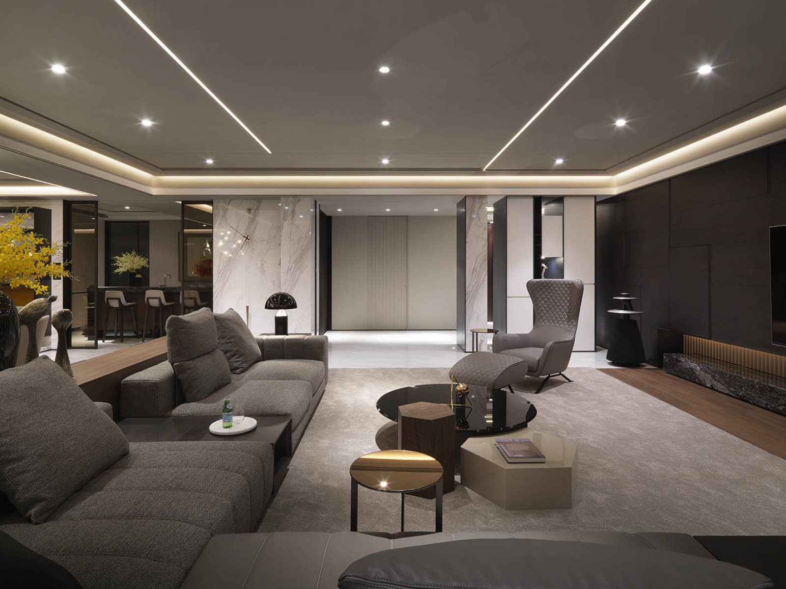 虚实悬浮——现代住宅设计 欣磐石建筑空间规划事务所-14