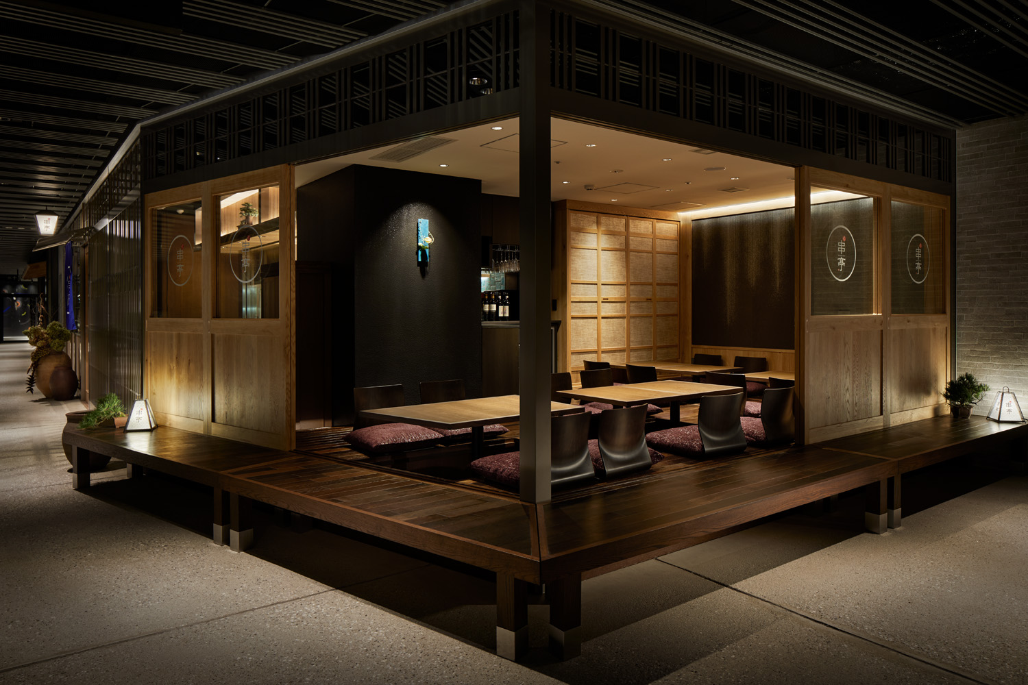 东京涩谷 KUSHITEI 餐厅 融合户外风情的室内设计-8