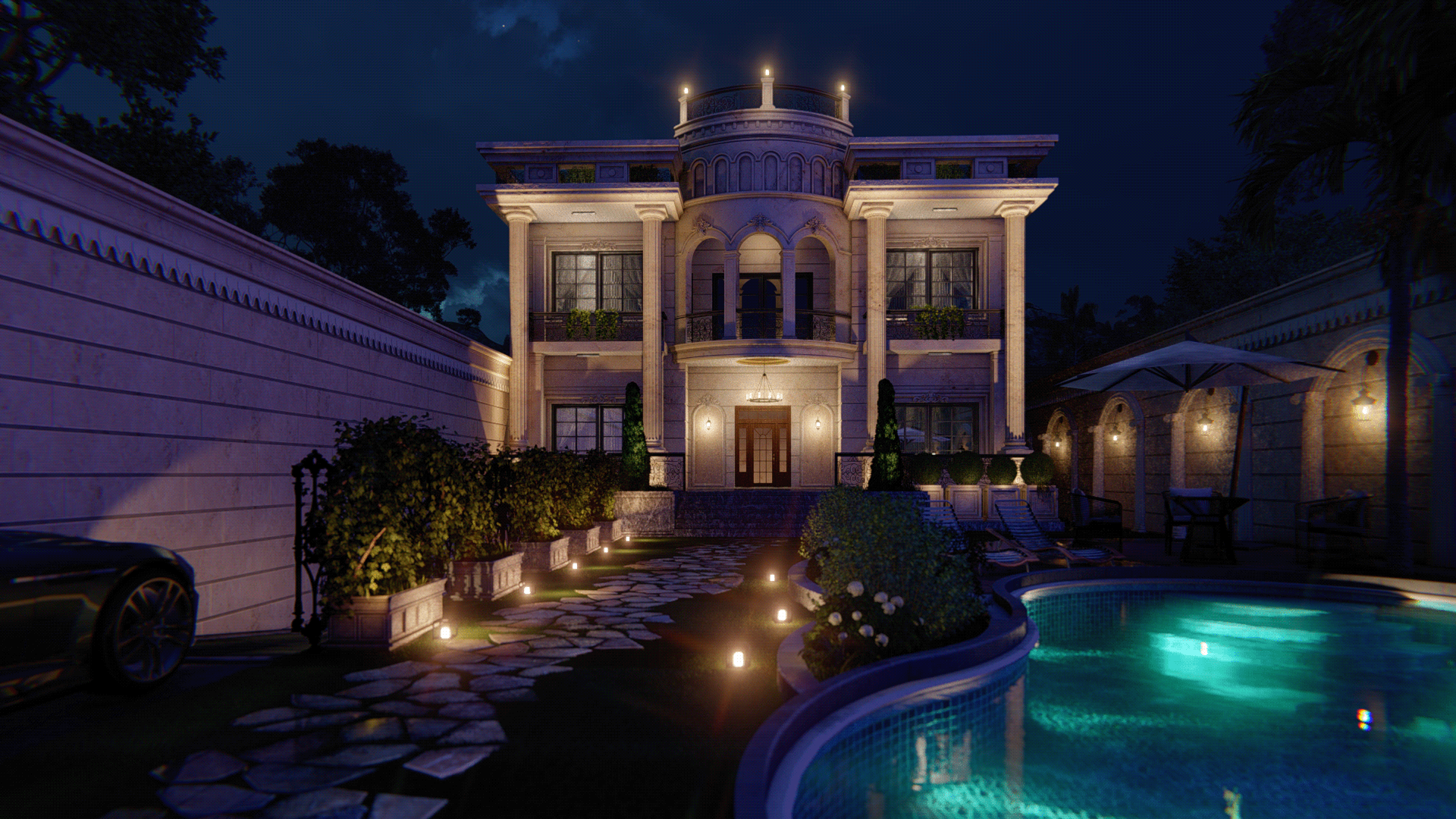 多山的巴格尔别墅动画丨Yuri Ismailova 等-10