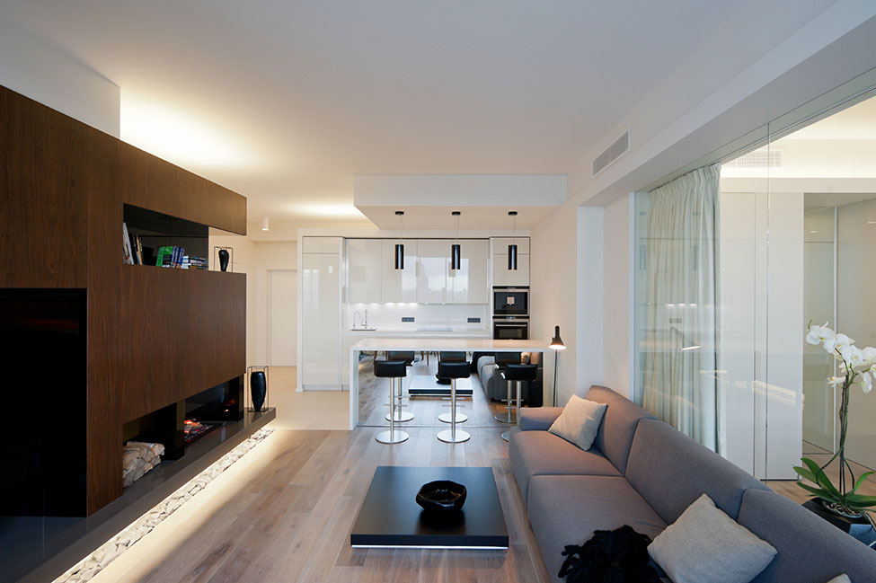 莫斯科带全景窗公寓室内设计项目丨俄罗斯莫斯科丨Алексей Николашин（SL*project建筑师）-1