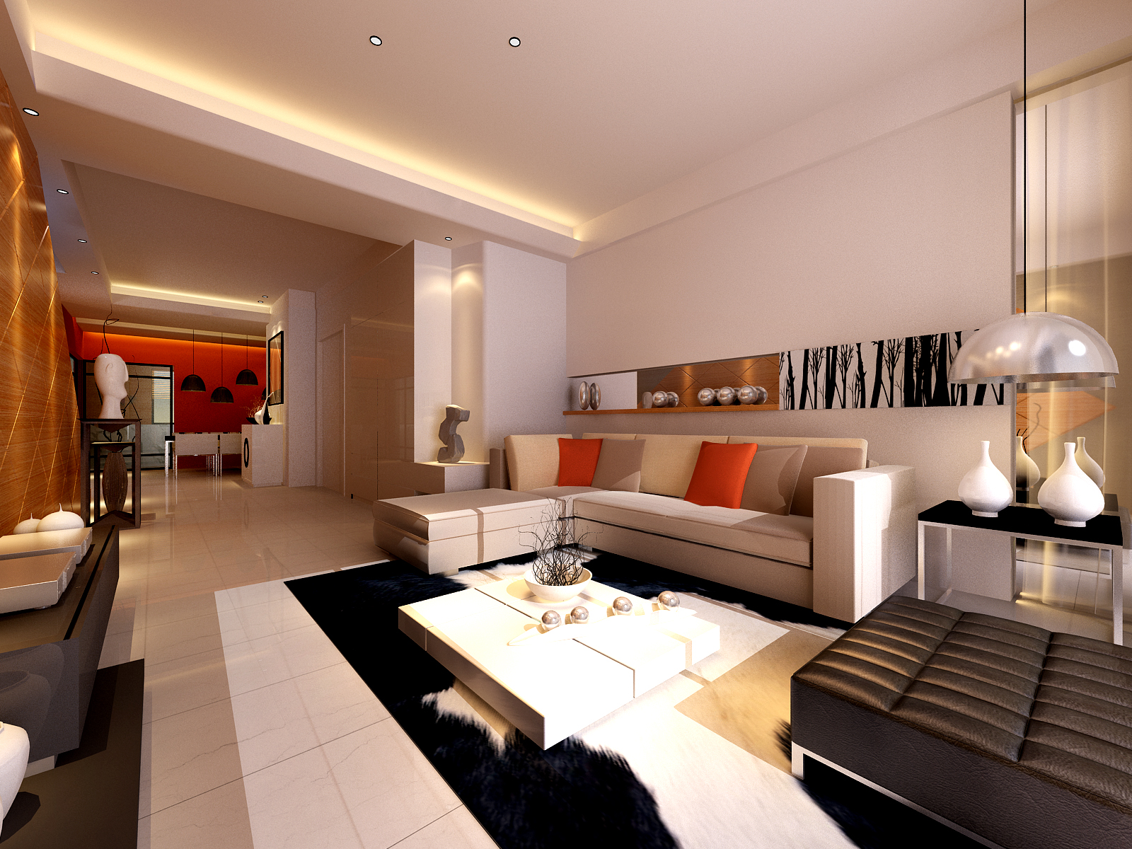 现代简约萧氏设计  安徽安庆 香水百合二期29#楼302室-2