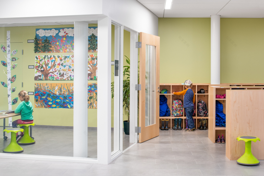 美国韦恩弗利特中学丨美国波特兰丨Simons Architects-37