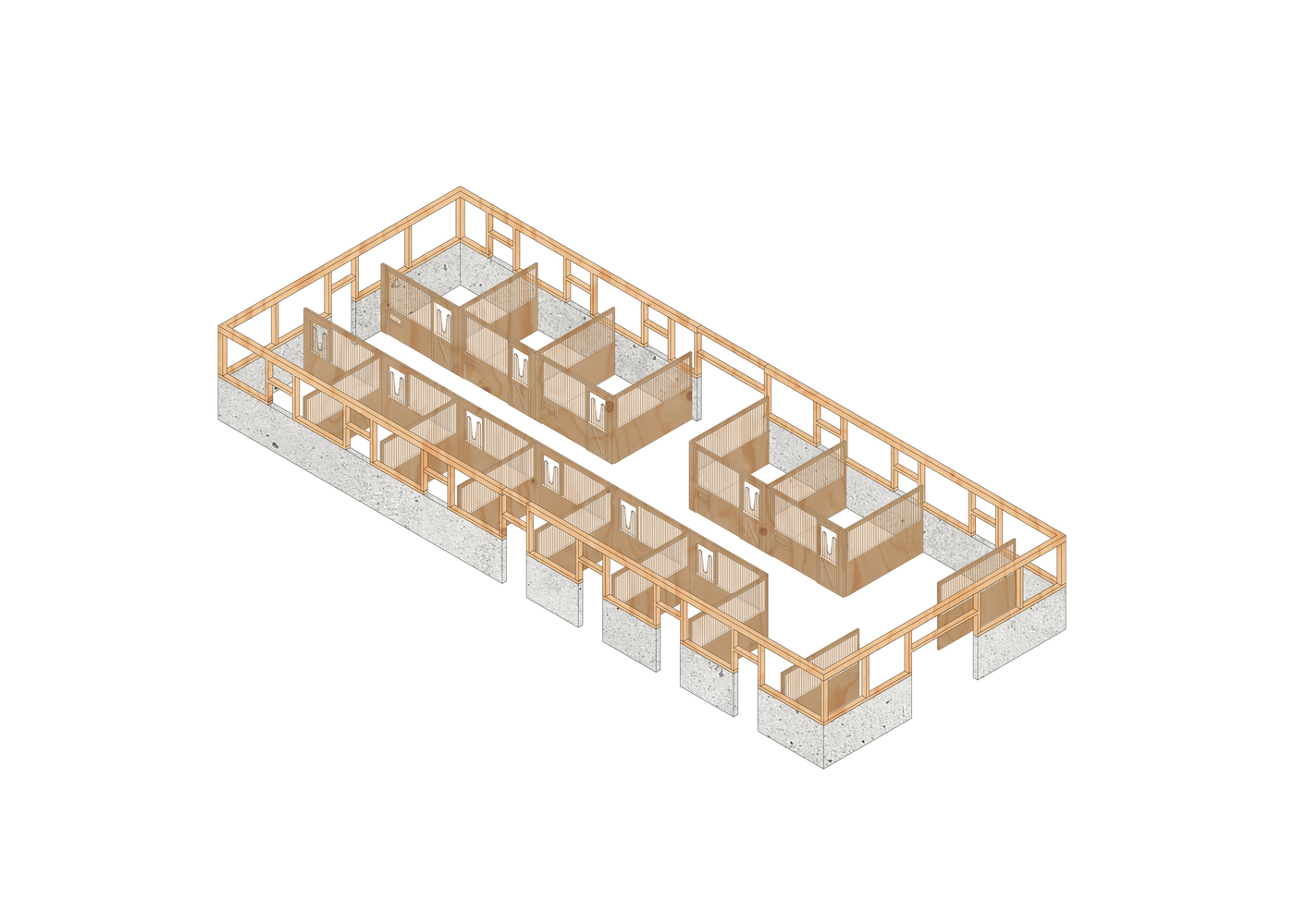 Hotel Equino · 乡村环境中的工业风马厩设计丨西班牙莱里达丨Gabarra Arquitectes-32