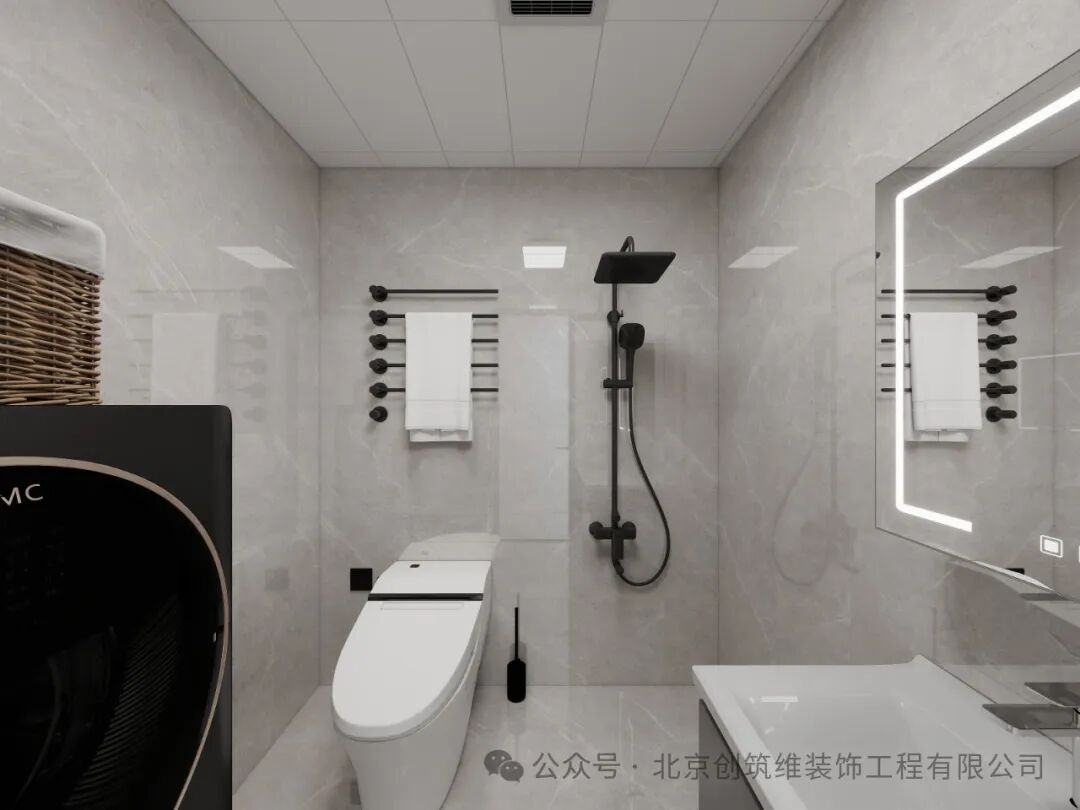 中兴和园二期|120㎡现代简约风装修案例-47