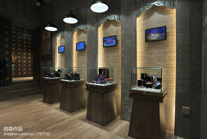 古格天韵藏传文玩珠宝展示中心丨中国成都丨成都阿森装饰工程设计有限公司-22