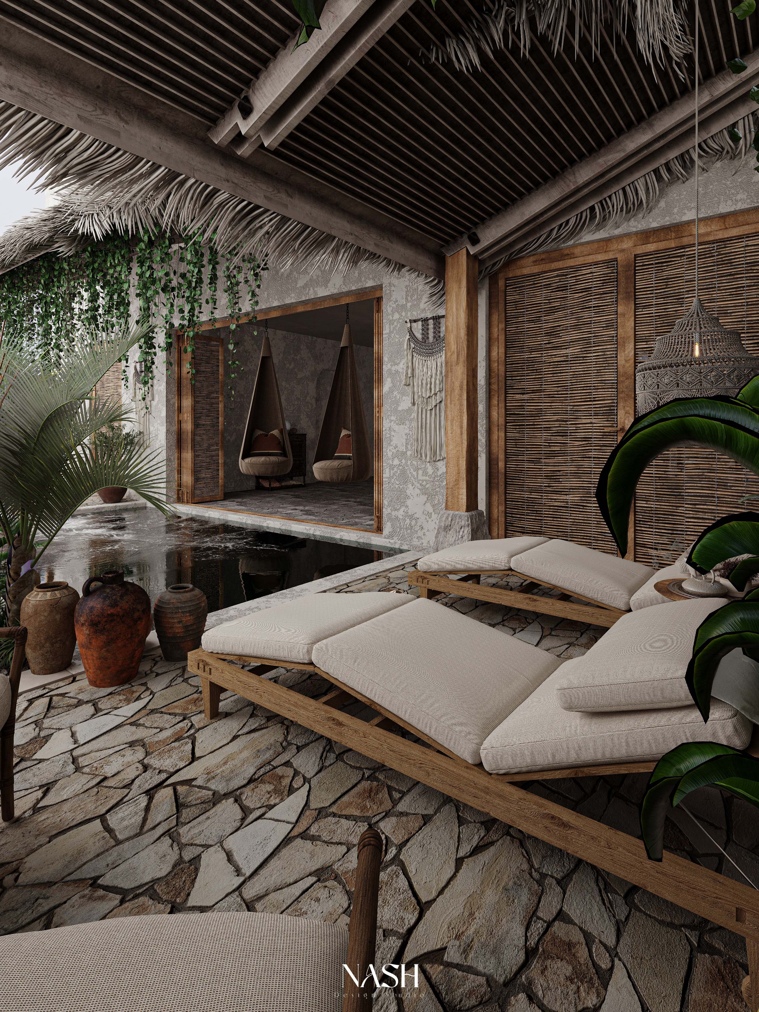 桑蒂别墅——巴厘岛小屋的外观丨埃及丨NASH STUDIO-17