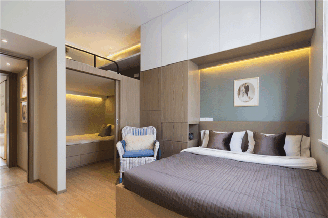 60平挤6口人，厕所当厨房？设计师神改造变豪宅-53