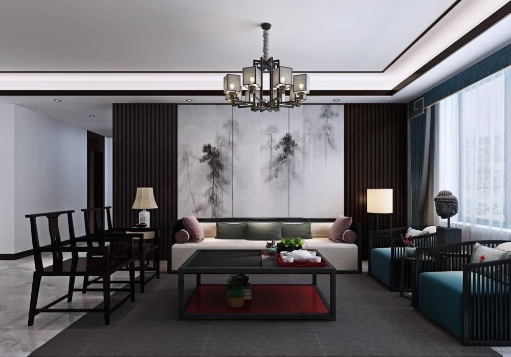 新中式风格打造诗意空间,温馨简约中展现生活品质-6