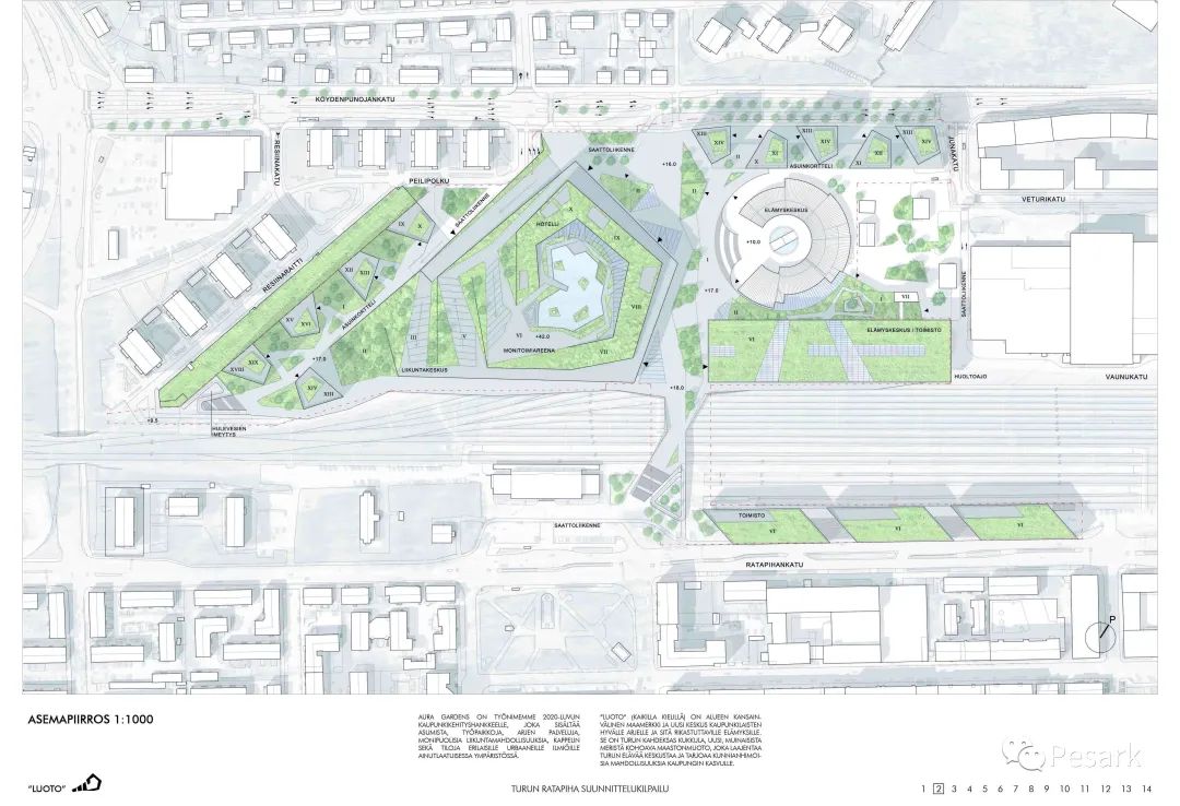 光影交织的图尔库铁路广场——自然与城市共生设计-40