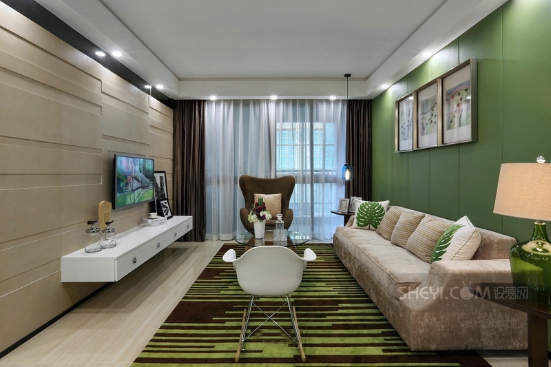 天居笔架山公馆F户型样板房-11