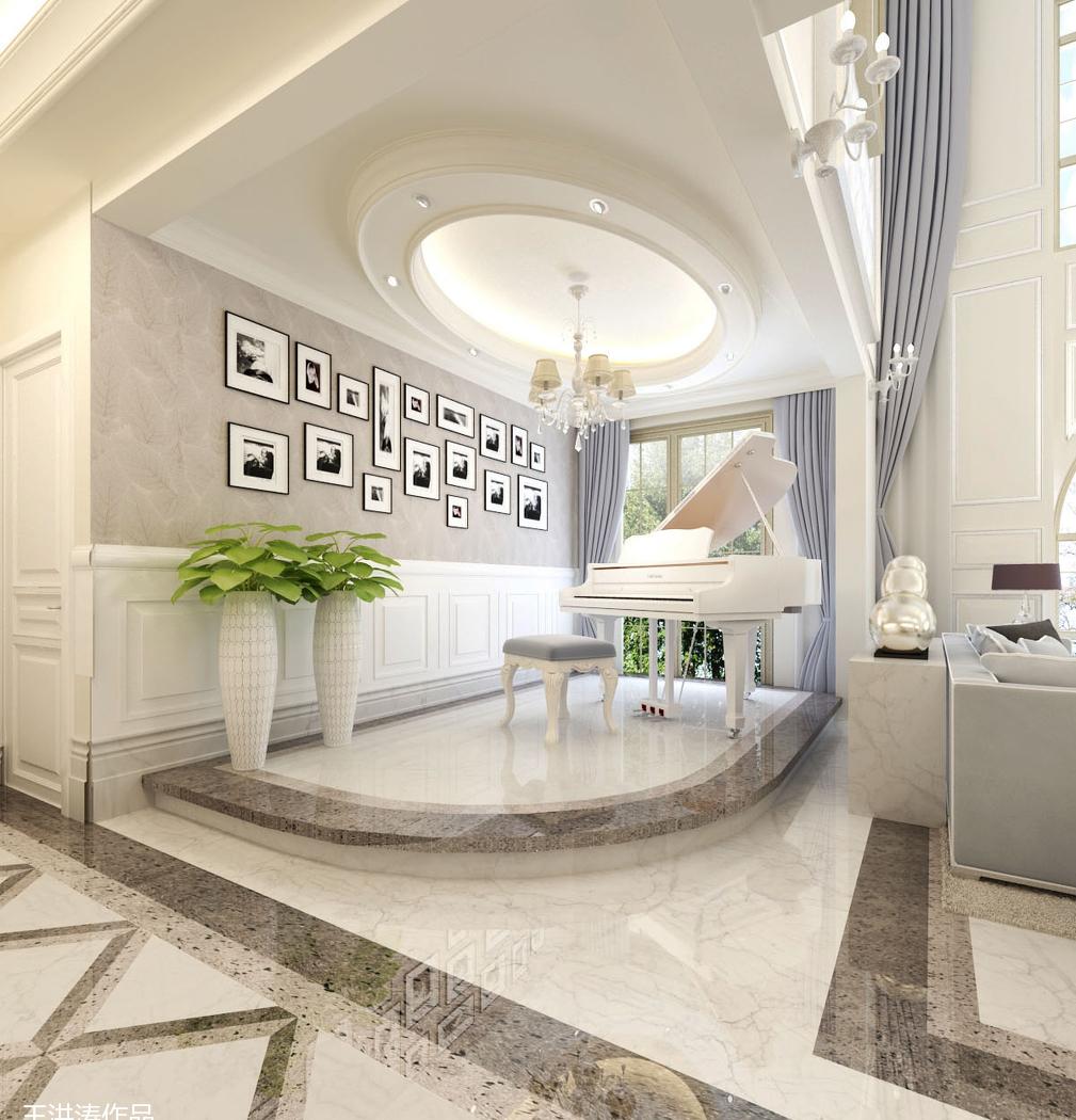 
白色欧式别墅 -8