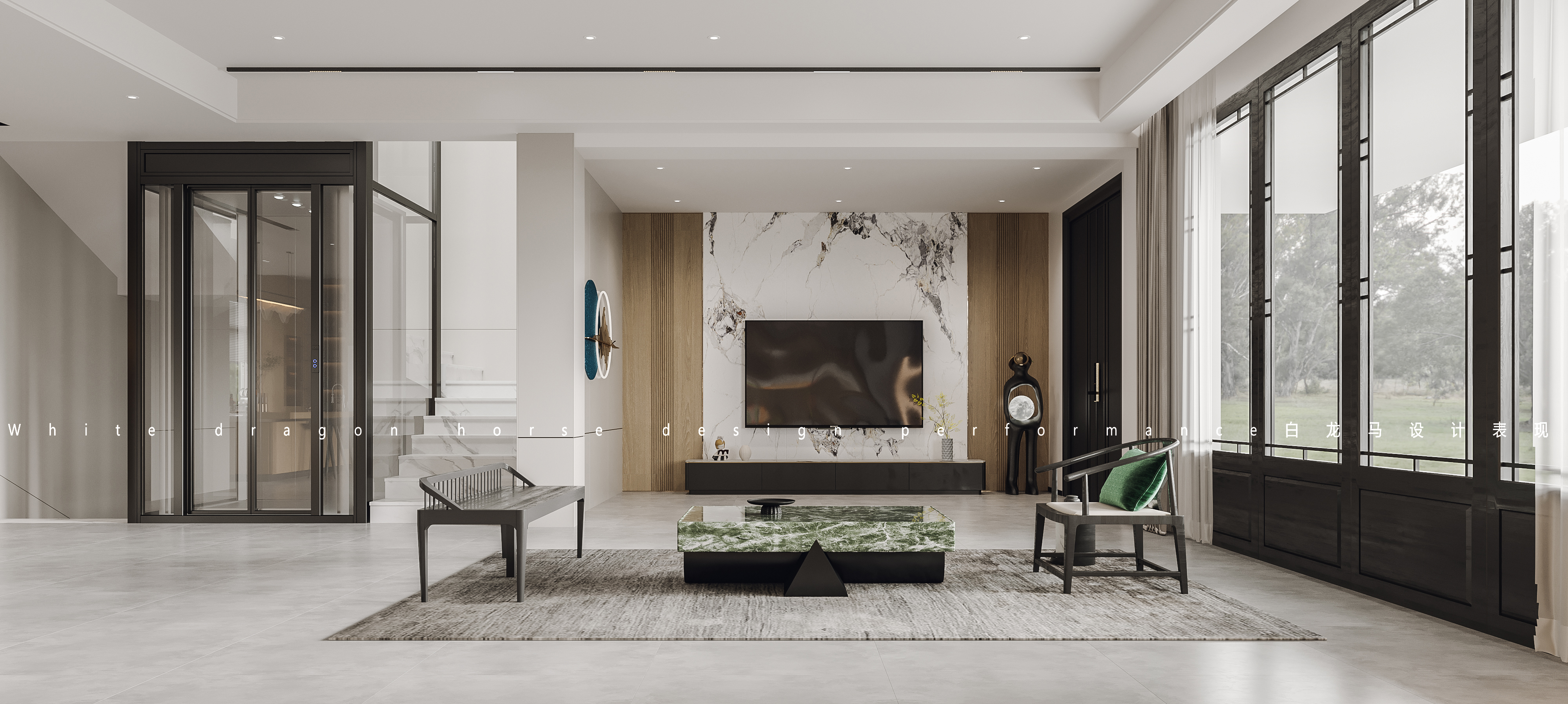 现代中式——白龙马设计-10
