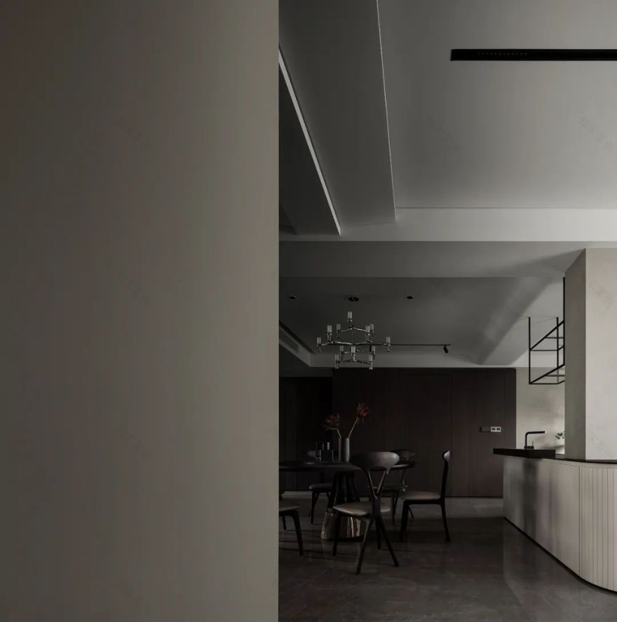 暗调空间 · 极简诗意的现代设计丨壹间设计-13
