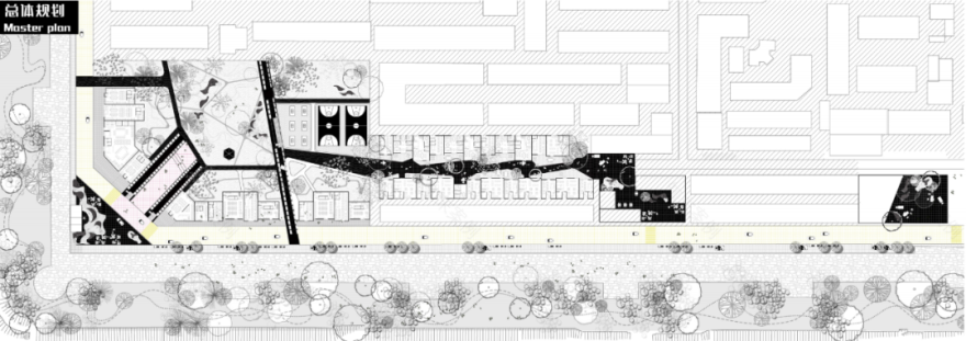 还得是建筑老八校的大四课设!现代对撞传统!“原唐长安城”介入“模拟社区app”进行游戏活动?“观景+休闲+售卖”模块激活老街区-97