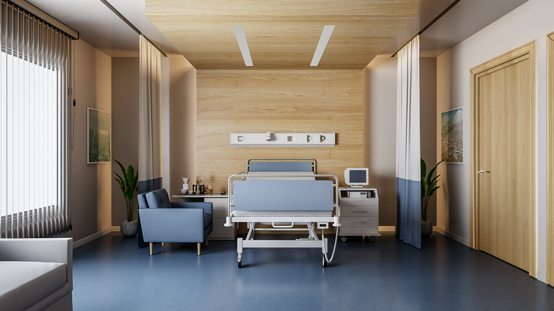 INPATIENT ROOM WITH FAMILY AREA-0