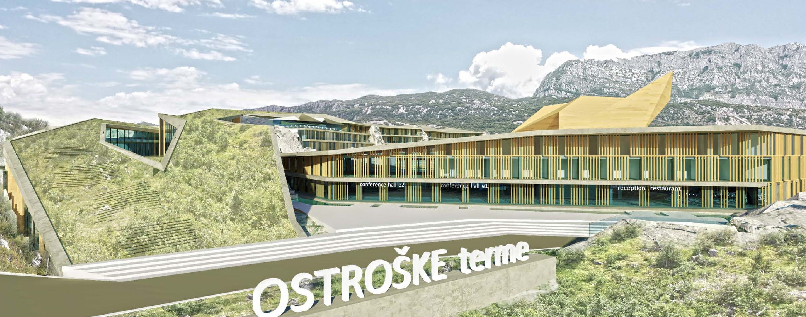 TERME OSTROSKE-MONTENEGRO 水疗酒店综合体 | 自然、健康与宗教的视觉表达-40