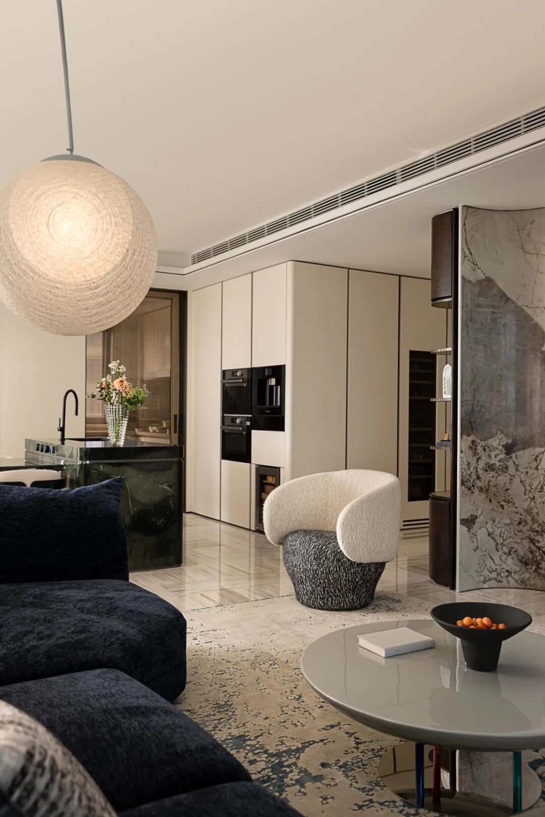 江景流动处，生活悄然盛放—重塑228㎡徐汇滨江宝能公馆游艇大宅的光与序-31