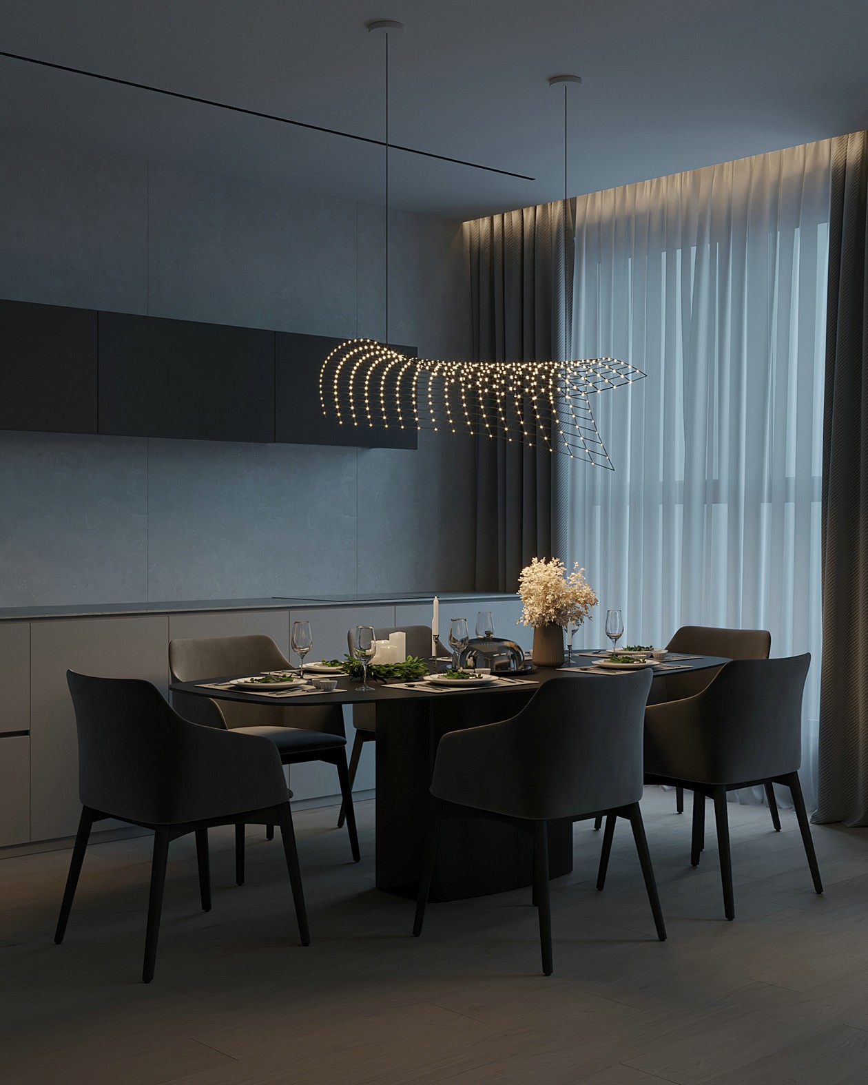 高级灰色系公寓设计-4