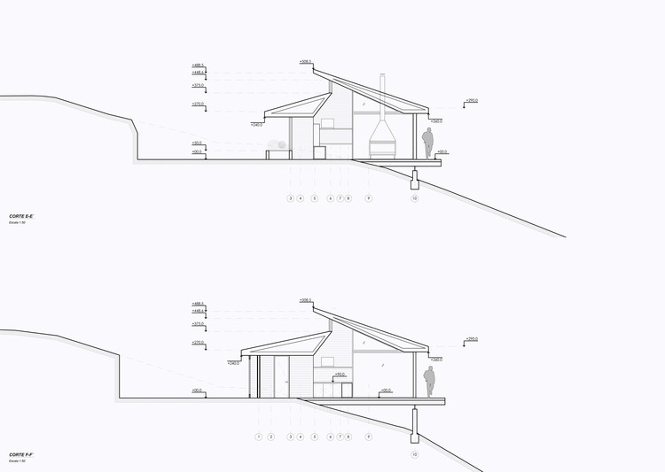 智利湖边 Y 型别墅-40