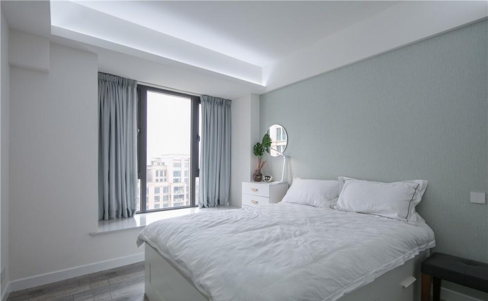 一个人的舒适生活,开放式公共空间与多功能卧室设计-21