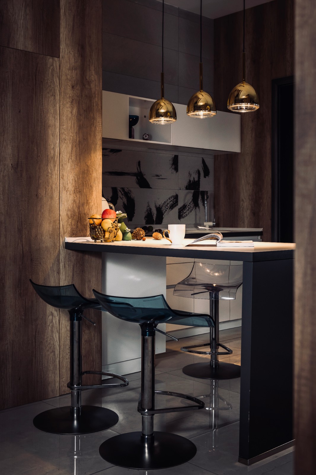 蓝色湖水之韵——原木风别墅设计-12