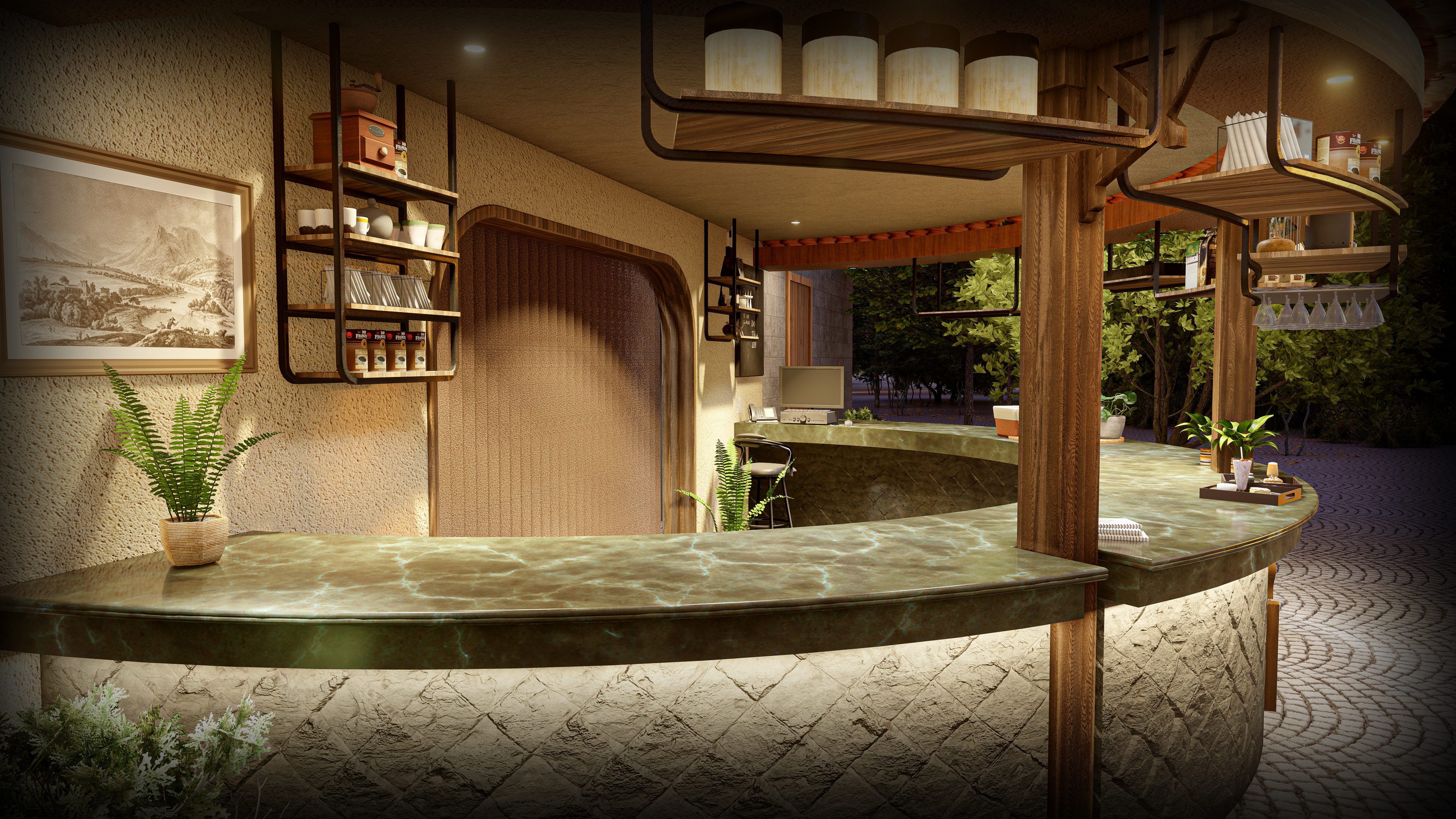 Coffee Shop BAR 外观设计丨埃及-12