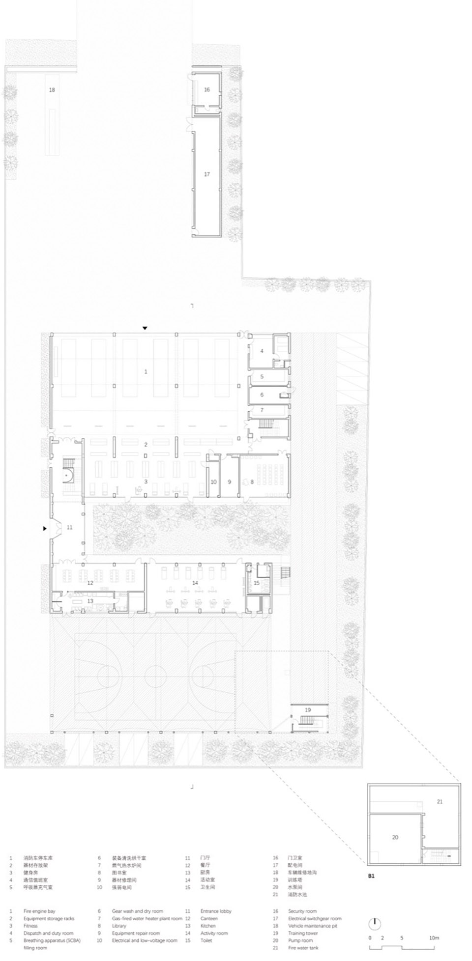 昆山元丰路消防站丨中国江苏丨亘建筑事务所-76
