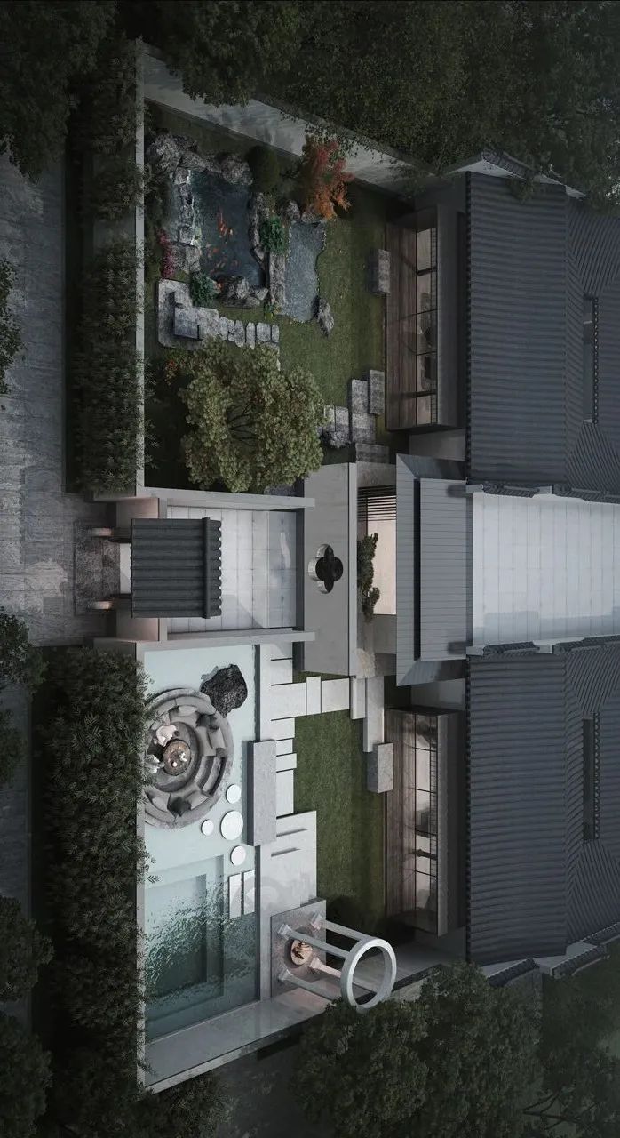 心间湖庭院，山水之境诠释现代隐雅风情-140