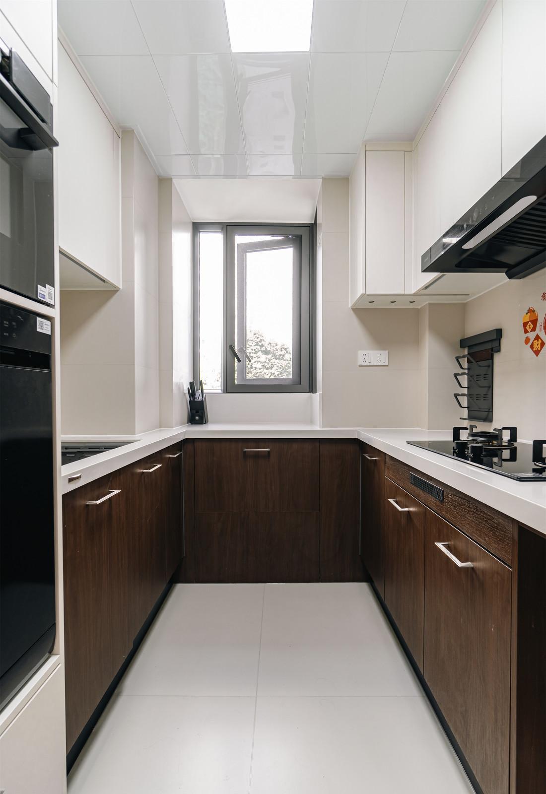 96㎡中古混搭风四居室装修-29