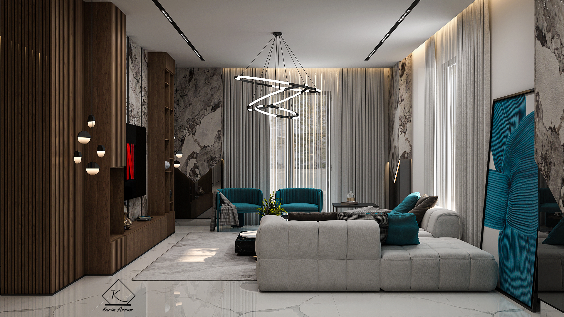 Classy Modern Living Area-3