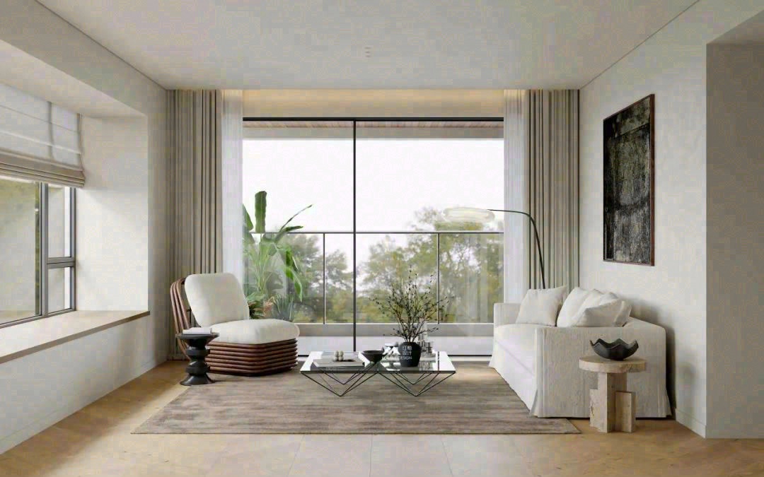 极简大平层设计丨HOMBLE 红柏设计-13