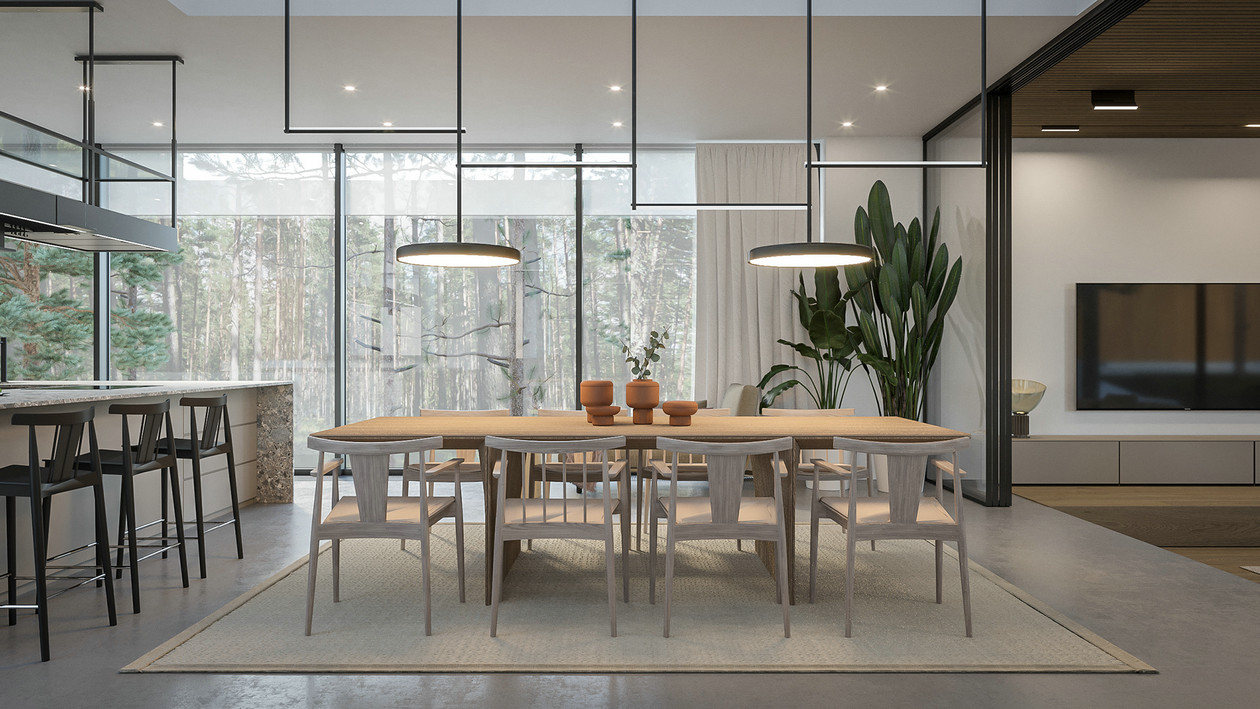 乡村别墅装修设计案例-19